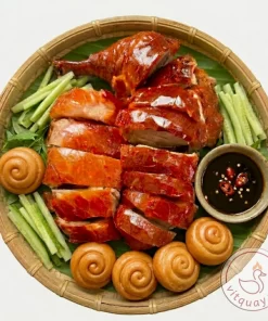 Combo vịt quay da giòn nửa con bánh bao – vitquay.vn