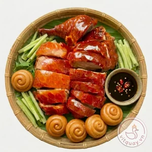 Combo vịt quay da giòn nửa con bánh bao – vitquay.vn