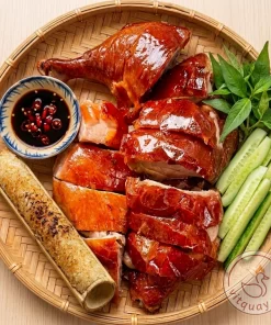 Combo vịt quay da giòn nửa con ăn kèm cơm lam ống nứa tại vitquay.vn